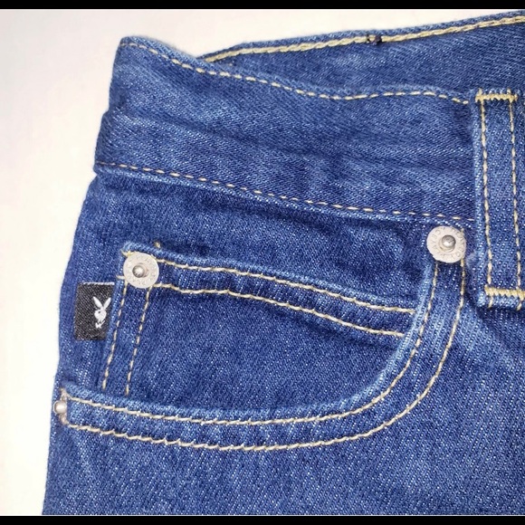 Vintage Playboy Denim Flare Jeans - Picture 5 of 10
